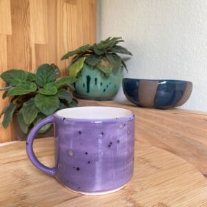 El Yapımı Seramik Bardak Kulplu 200 ml