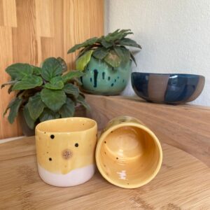 El Yapımı Seramik Bardak Espresso , Türk Kahvesi 100 ml