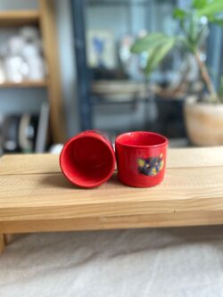 El Yapımı Seramik Bardak Espresso , Türk Kahvesi 100 ml - Görsel 2