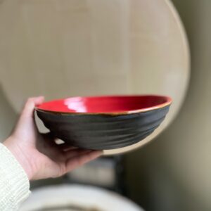 El yapımı Seramik , Sunum Kasesi 18 cm