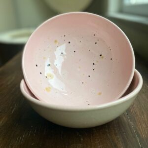 El yapımı Seramik Müsli Kasesi