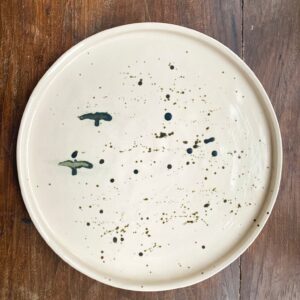 Serracota El Yapımı Seramik Sunum Tabağı ( Büyük)