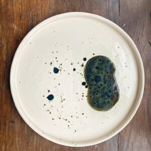 Serracota El Yapımı Seramik Sunum Tabağı ( Büyük)