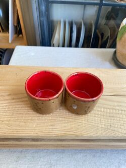 Serracota Handmade Pottery  Espresso Cups - Görsel 2