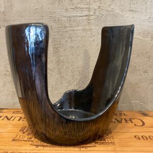 Black ice Vase Dekoratif