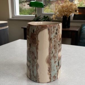 El Yapımı Seramik Büyük Vazo Dekoratif