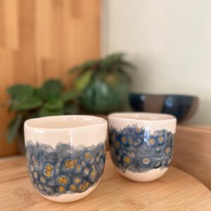 El Yapımı Seramik Bardak Kulpsuz 200 ml