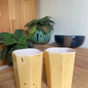 El Yapımı Seramik Bardak  120 ml