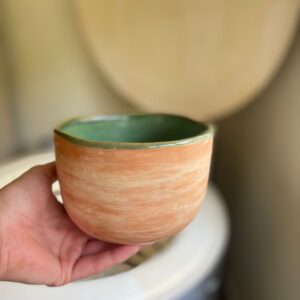 El yapımı Seramik Saksı Çanak