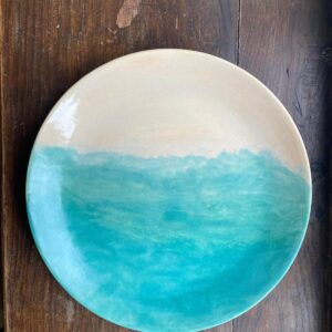 Serracota El Yapımı Seramik Sunum Tabağı ( Büyük)