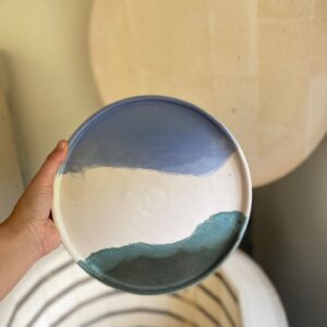 Serracota El Yapımı Seramik Sunum Tabağı ( Büyük) 24cm