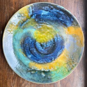 Serracota El Yapımı Seramik Sunum Tabağı ( Büyük) 30cm